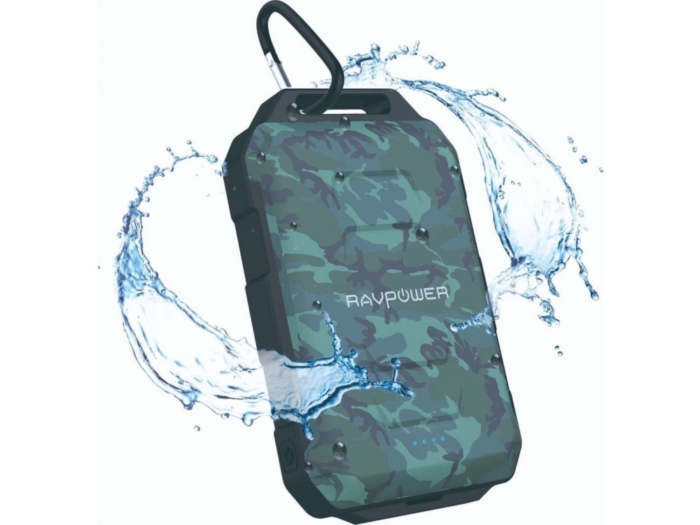 RAVPower Xtreme 10050 Power Bank Rugged & Waterproof 10.050mAh, Camouflage - RP-PB044