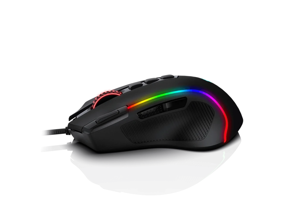 Redragon M612 PREDATOR Wired Gaming Mouse 8000 DPI, with 11 Buttons & RGB Lighting, Black