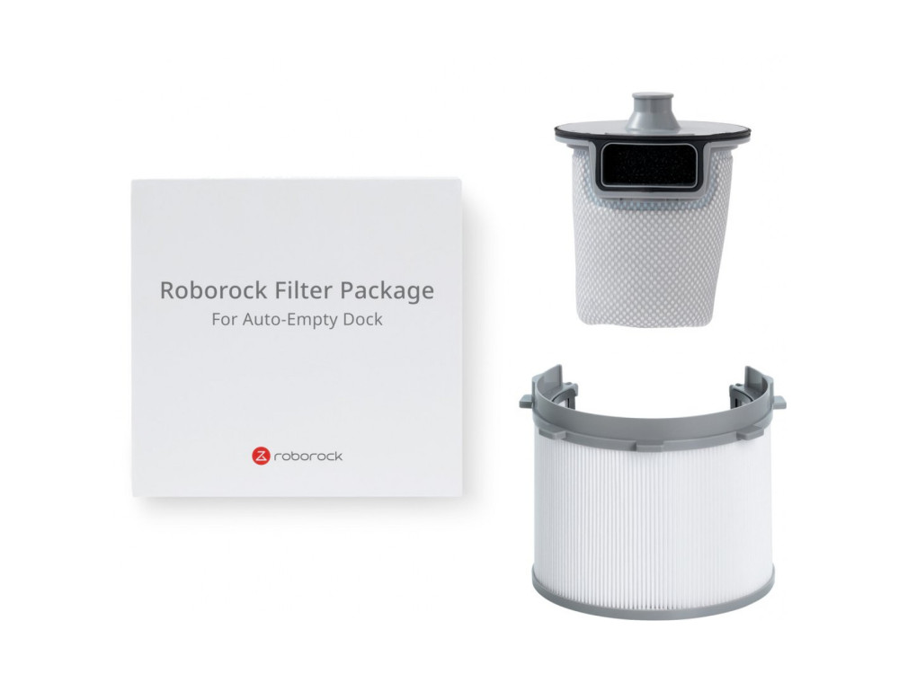 Roborock filter set for RockDock ONYX, Σετ ανταλλακτικών Φίλτρων για Auto-Empty Dock Ρομποτικής Σκούπας Roborock S7+ & S7 MaxV+