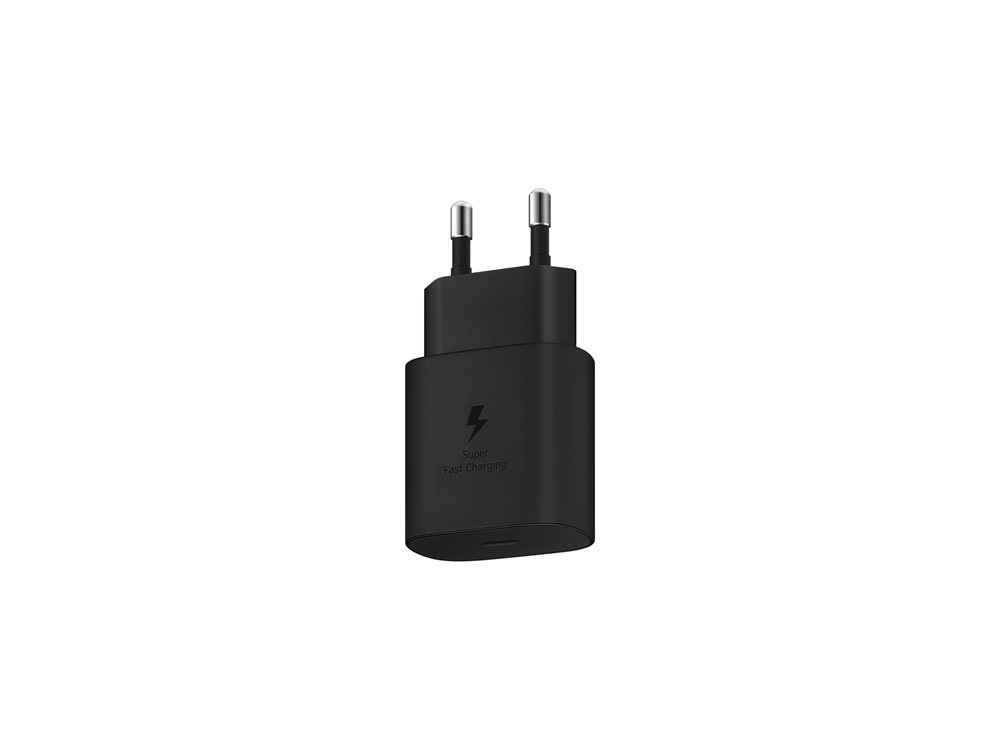 Samsung Fast Travel Charger 25W Type C Black & Samsung Stereo Headset Type-C IC100, Black