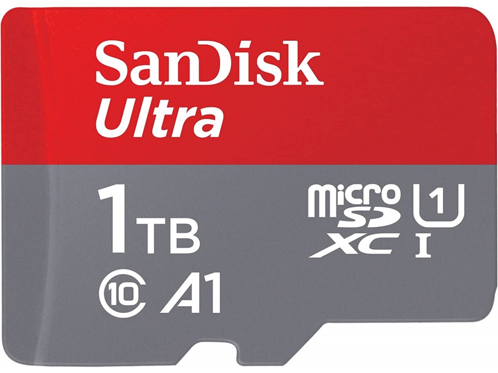 Sandisk Ultra Android microSDXC 1TB Class 10 A1 150MB/s με Adapter - SDSQUAC-1T00-GN6MA