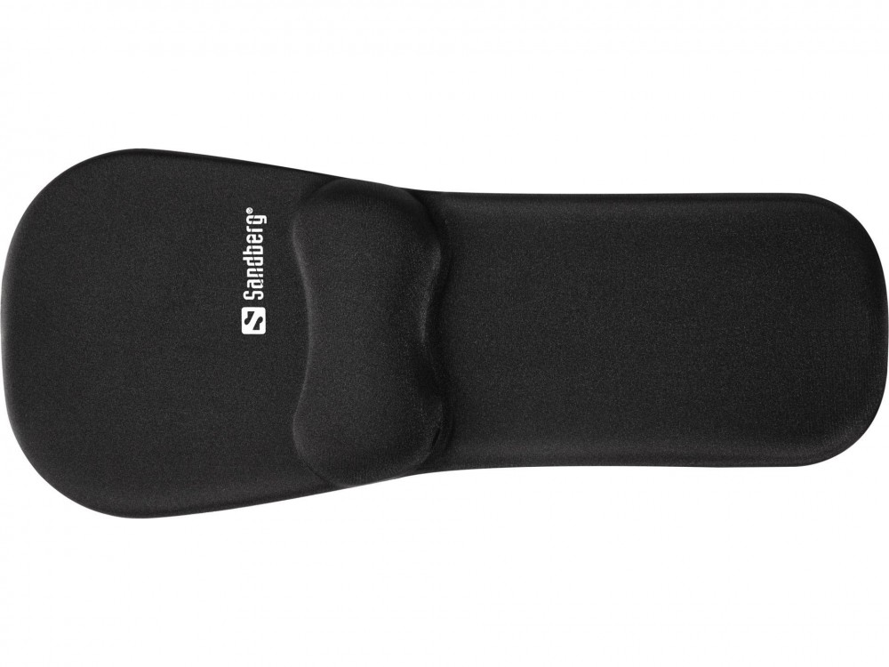 Sandberg Mouse Pad Gel, Wrist & Arm Support  (52x22cm), Black- 520-28
