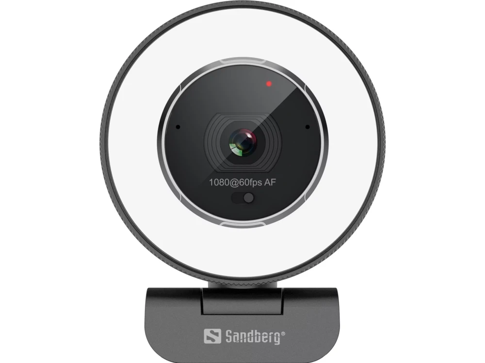 Sandberg Streamer Pro Elite Web Camera 2K με Autofocus Λευκή