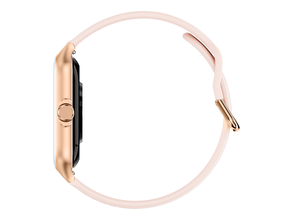 Garett GRC Activity 2 Smartwatch with AMOLED Display, Voice Assistant, Smart App, Oscilloscope & Battery up to 7 Days, Gold Matt