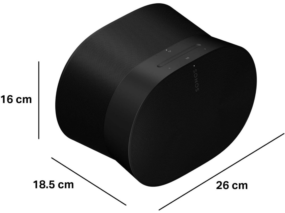 Sonos Era 300 Self-amplified Speaker with Wi-Fi & Bluetooth, Black