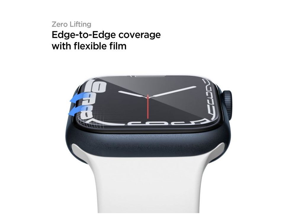 Spigen Apple Watch 7 / 8 (45mm) NeoFlex Screen Protector, Προστασία Οθόνης, Σετ των 3