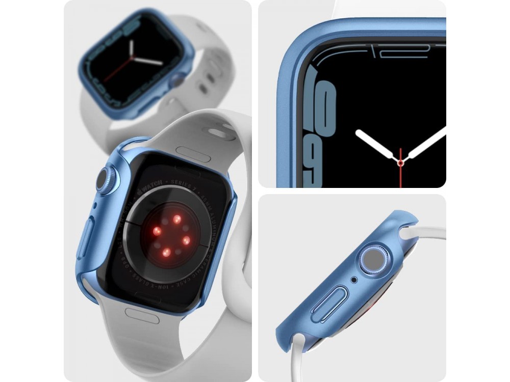 Spigen Apple Watch 7 (45mm) Thin Fit Θήκη, Blue