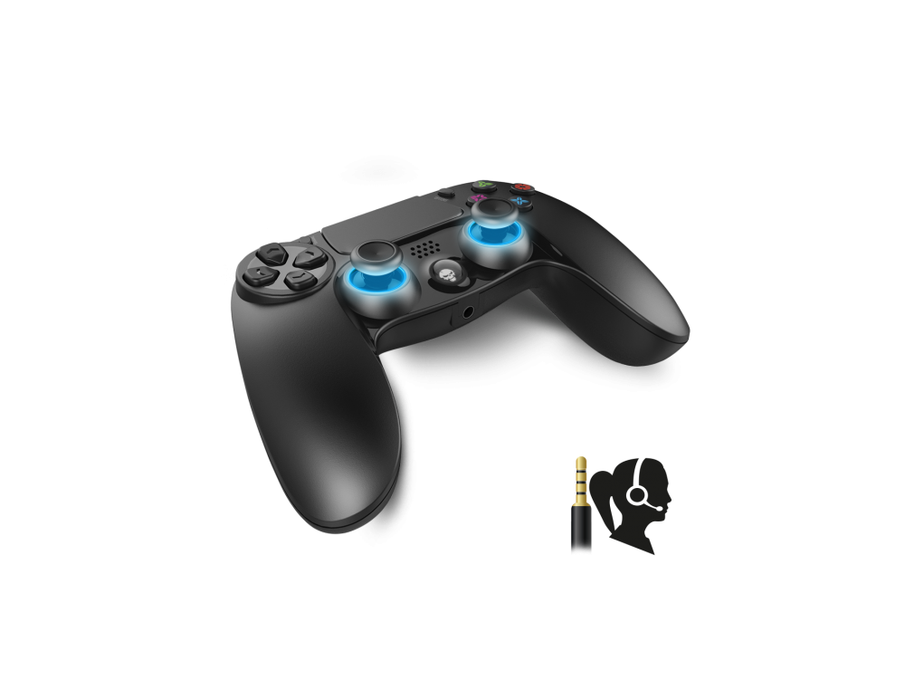 Spirit of Gamer Pro Gaming Bluetooth Ασύρματο Gamepad PS4 με 16 Πλήκτρα & Διάρκεια Μπαταρίας έως 12 Ώρες - ΑΝΟΙΓΜΕΝΗ ΣΥΣΚΕΥΑΣΙΑ