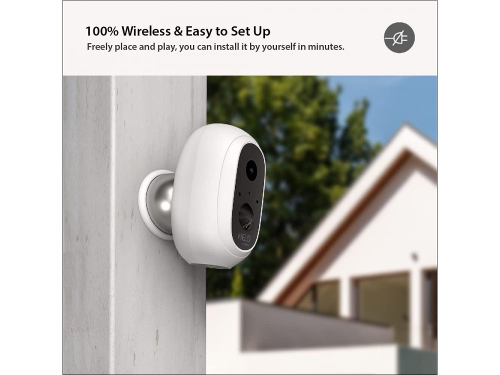 Strong Helo KIT 2 Wireless Cameras 2K with Center, Full HD with Night Vision Function, Motion Detection & App Control