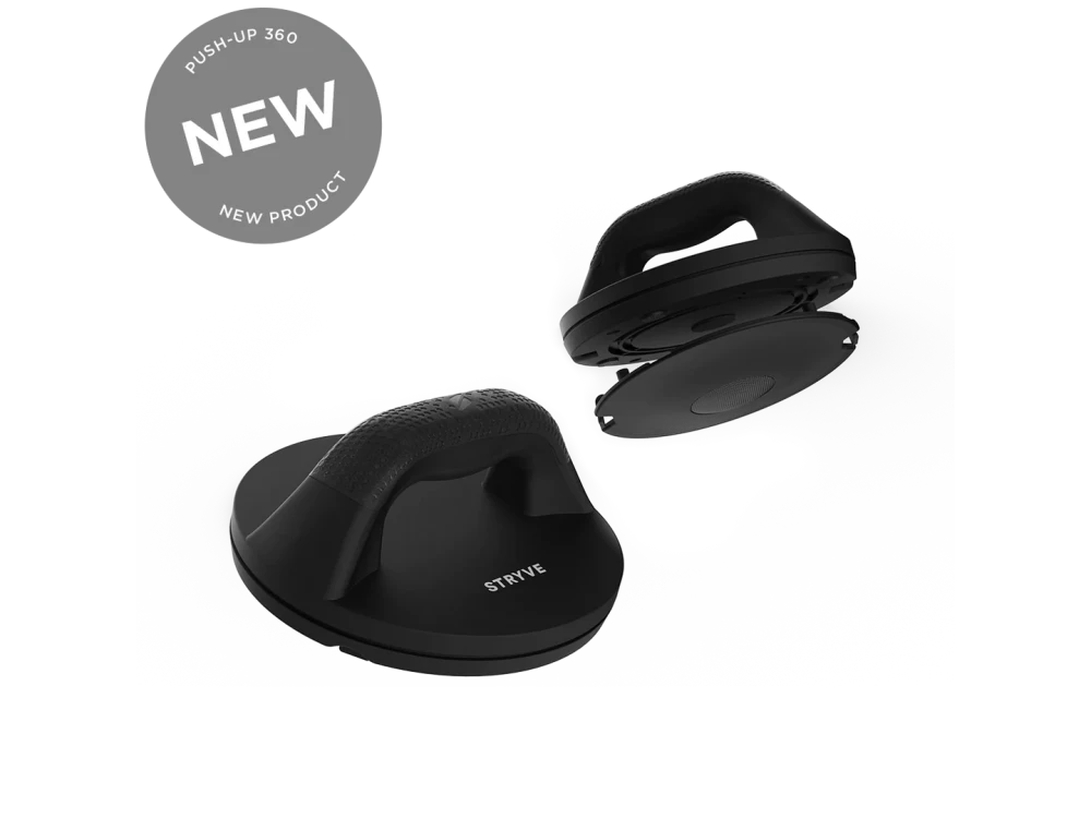 Stryve Push-Up 360, Περιστρεφόμενες Λαβές Κάμψεων με αντιολισθητική Λαβή