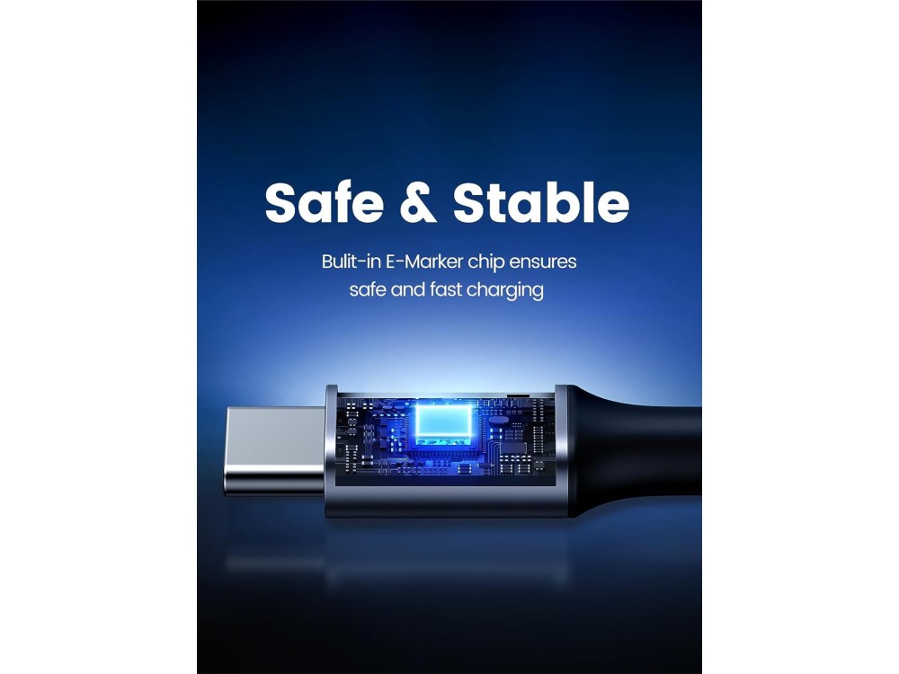 Swissten Arcade 2m. Cable Angled 90° USB-C to USB-C 100W, with Nylon Weave, Black