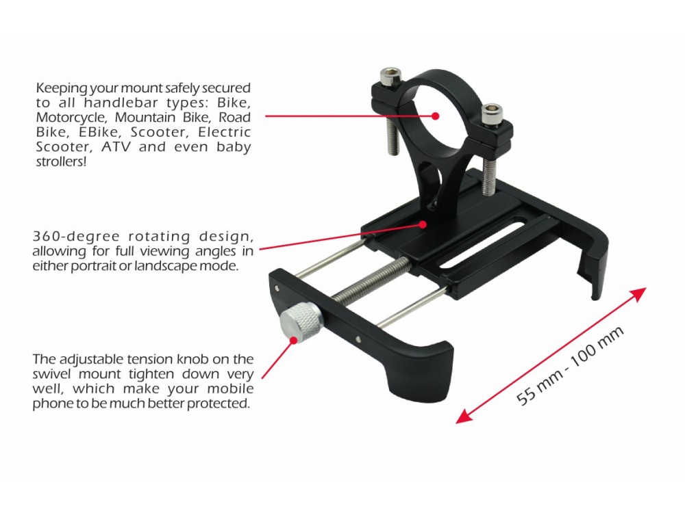 Swissten BM1 Bicycle Phone Holder