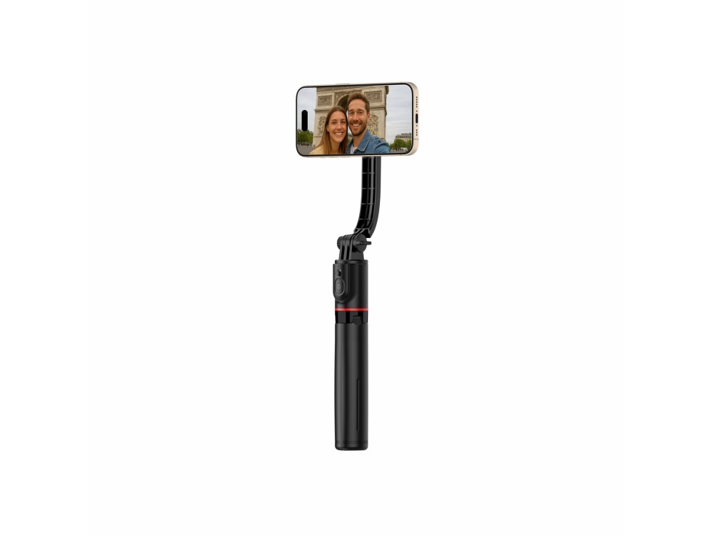 Swissten Bluetooth Magsafe Selfie Stick & Τρίποδο με Remote, 105cm Επεκτεινόμενο Wireless Handheld Tripod για Smartphone ως 7.2"