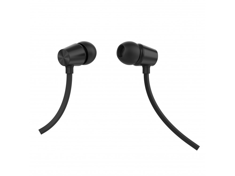Swissten Dynamic YS500 Stereo Earbuds, in-ear Hands Free Ακουστικά με Μικρόφωνο & Multifunction Πλήκτρο, Black