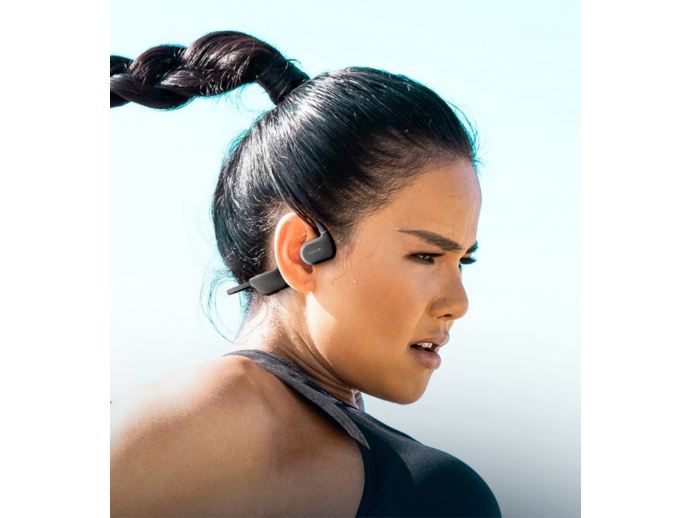 Swissten Gym Open Ear Bluetooth 5.2 Handsfree Ακουστικά με Αντοχή στον Ιδρώτα, Black