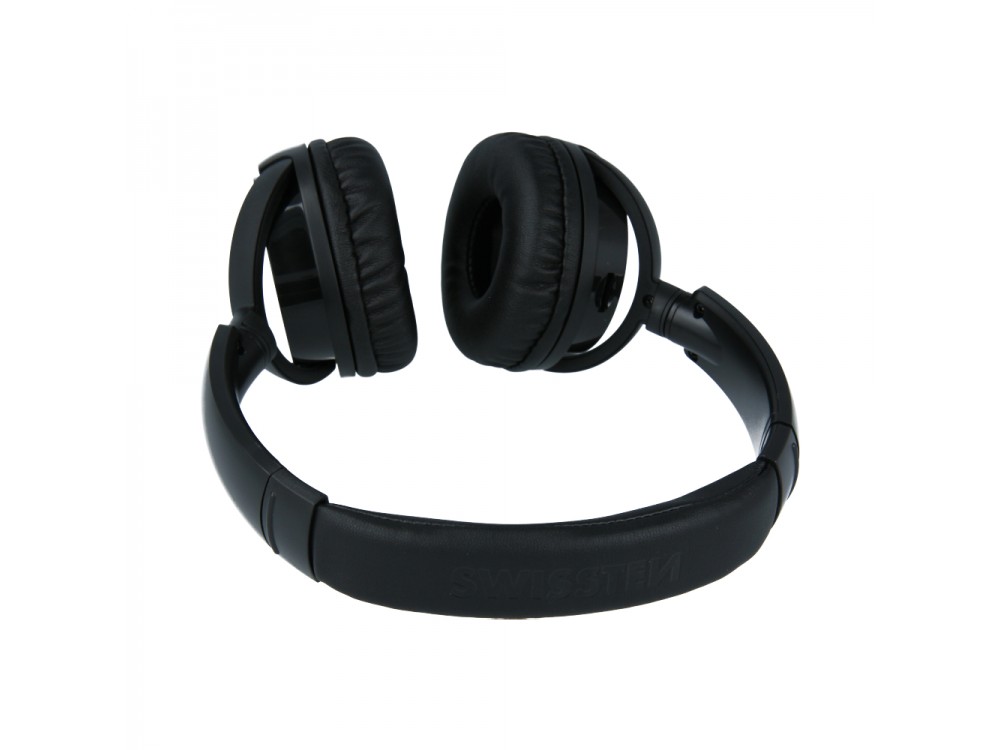 Swissten Trix Bluetooth headphones with Radio & microSD, Black