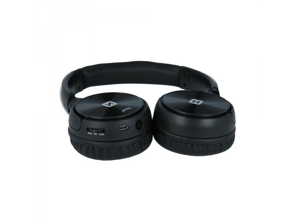 Swissten Trix Bluetooth headphones with Radio & microSD, Black