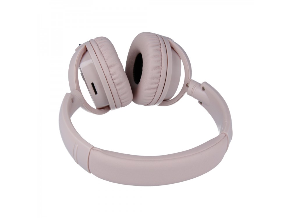 Swissten Trix Bluetooth headphones with Radio & microSD, Pink