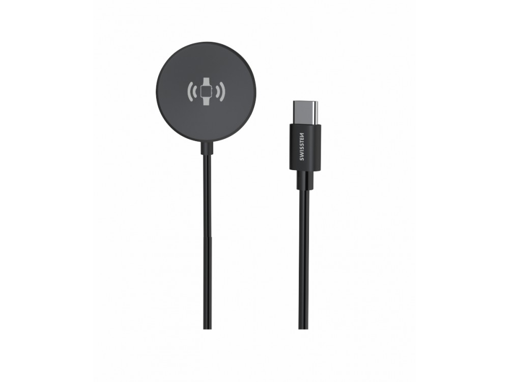 Swissten Wireless Magnetic Charging Cable, Καλώδιο Φόρτισης για Samsung Galaxy Watch με USB-C
