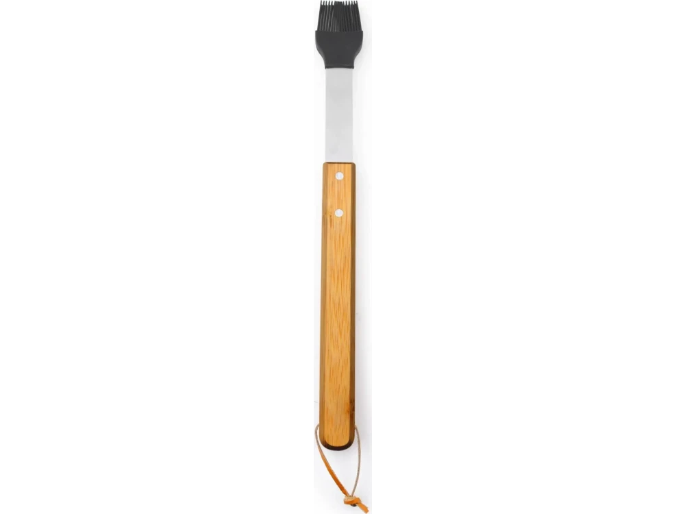 TNS Silicone Cooking BBQ Brush with Wooden Handle, 41cm