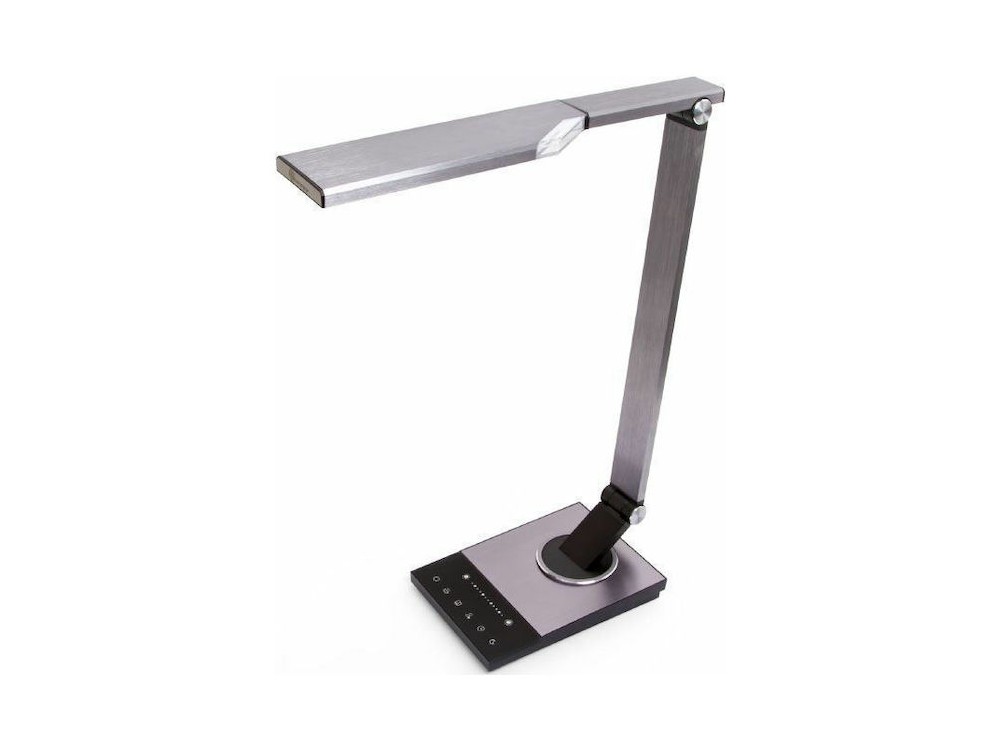 TaoTronics TT-DL16 LED Desk lamp with Touch Control & USB Port, 5 Color Modes, 6 Brightness Levels, Timer, Night Light, Iron Gray