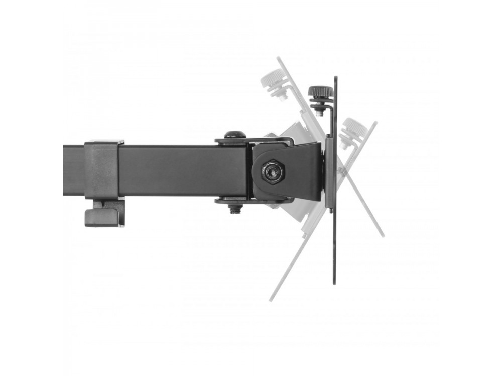 Techly Dual Arm Desk Mount with Clamp, Βάση για 2 Οθόνες 13”-32”, έως 16kg