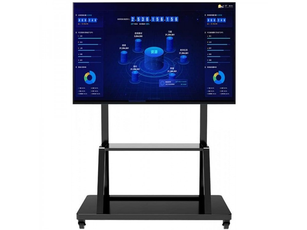 Multifunction Mobile TV Cart for LED/LCD TV 55-100" with shelf