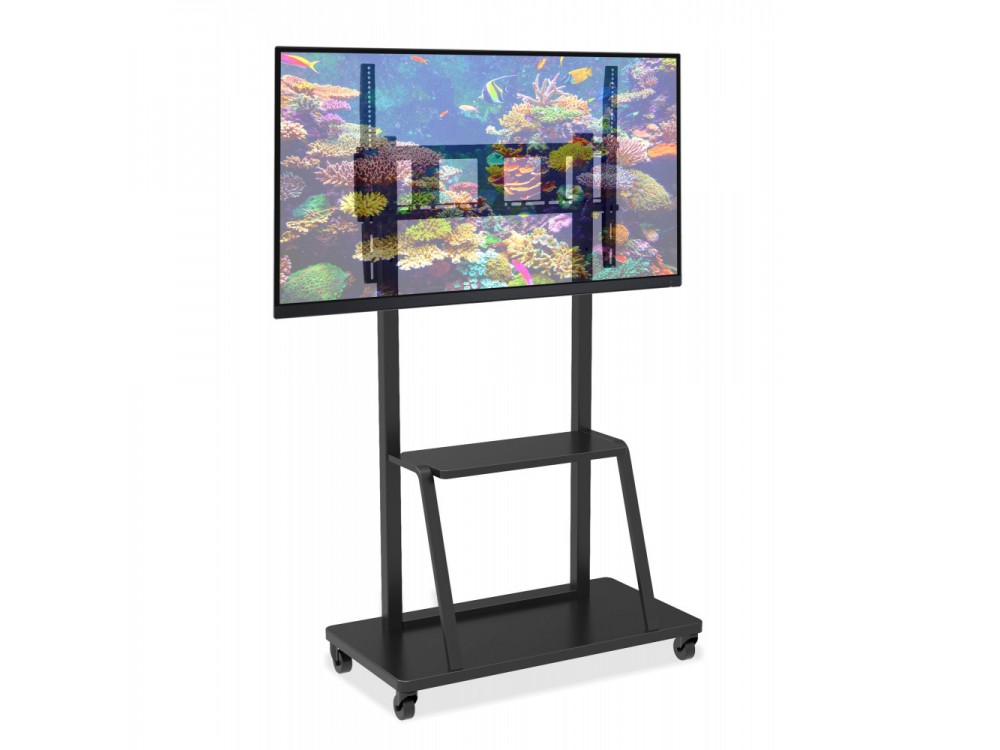 Multifunction Mobile TV Cart for LED/LCD TV 55-100" with shelf