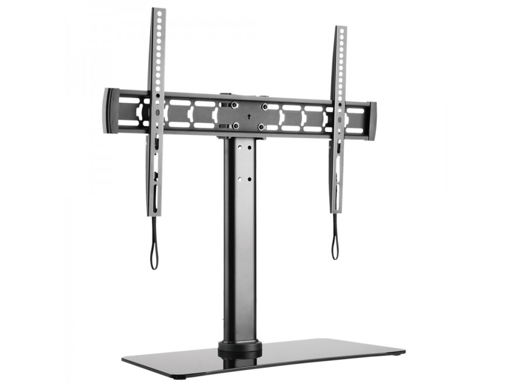 Techly Slim TV Stand & Mount, Tabletop Stand for TV 32”-55”, up to 40kg