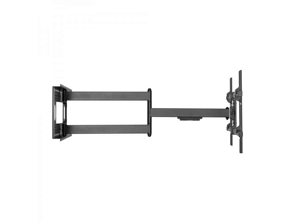 Techly TV Mount, Ultra Slim Extendable up to 1015mm & Tilting Stand with Double Arm for TV 43”-80”, up to 50kg