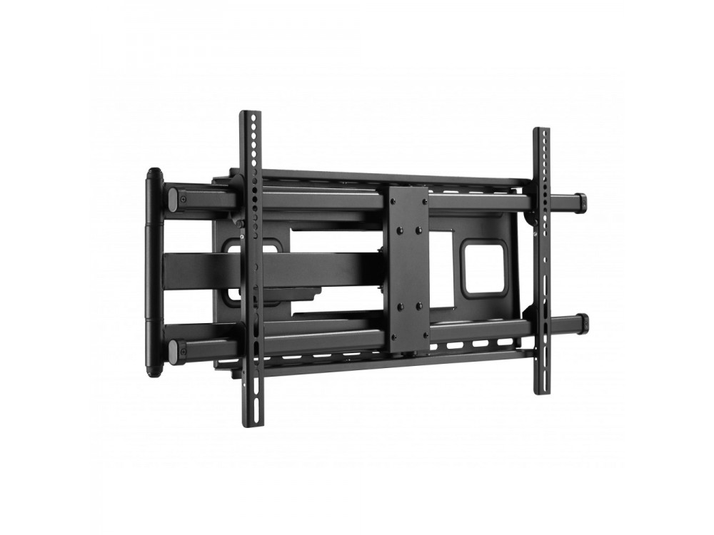 Techly TV Mount, Ultra Slim Extendable up to 1015mm & Tilting Stand with Double Arm for TV 43”-80”, up to 50kg