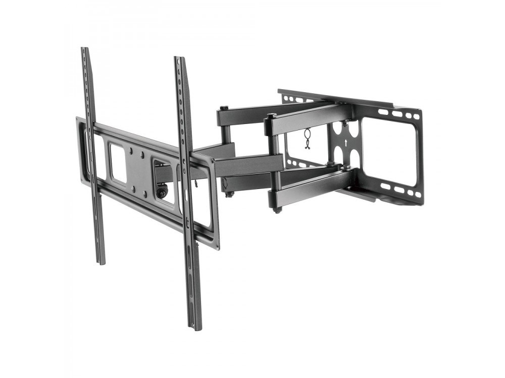 Techly TV Mount, Ultra Slim Tilting Stand with Double Arm for TV 37”-70”, up to 40kg