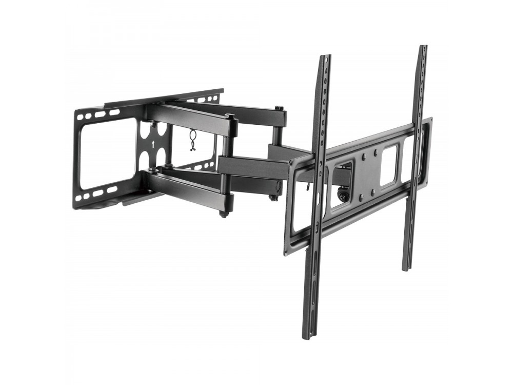 Techly TV Mount, Ultra Slim Tilting Stand with Double Arm for TV 37”-70”, up to 40kg
