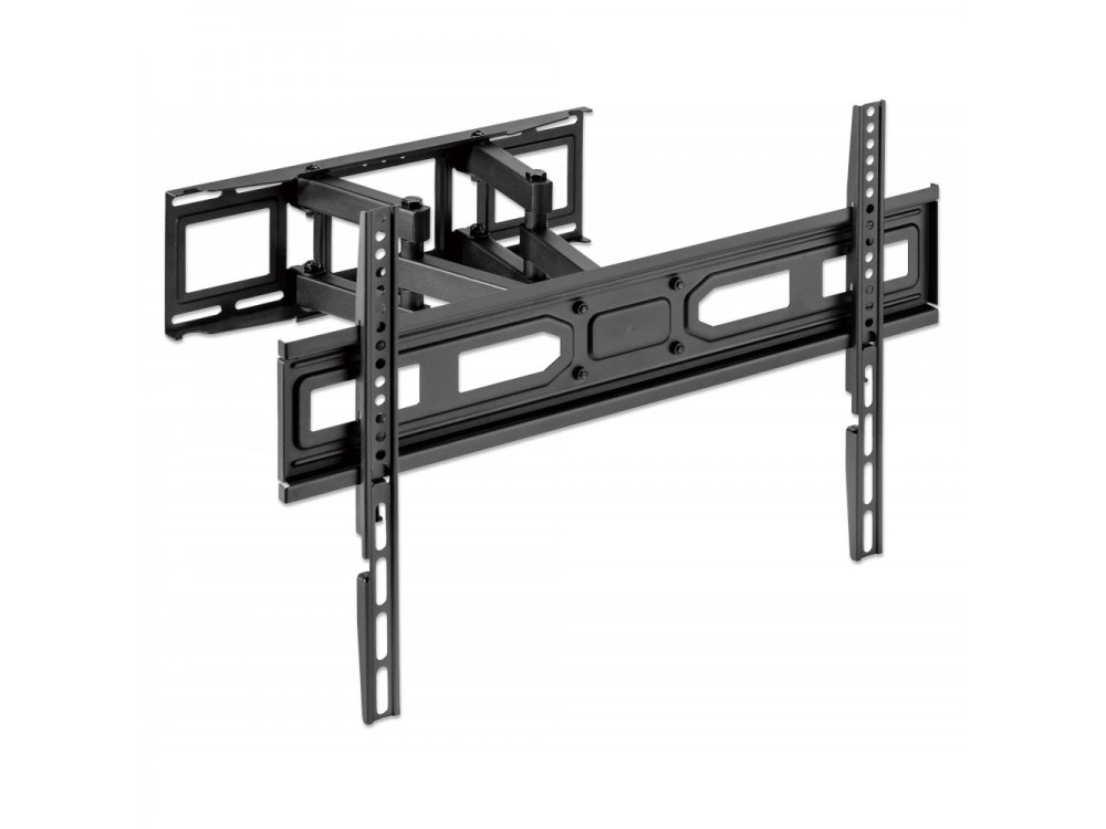 Techly TV Mount, Ultra Slim Επικλινόμενη Βάση με διπλό Βραχίονα για TV 37”-80” Full-Motion, έως 40kg