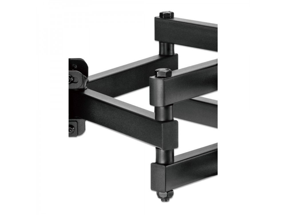 Techly TV Mount, Ultra Slim Επικλινόμενη Βάση με διπλό Βραχίονα για TV 37”-80” Full-Motion, έως 40kg