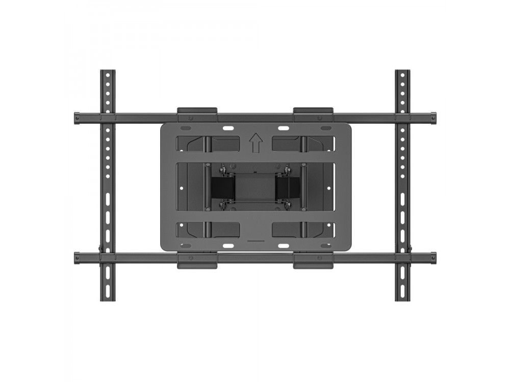 Techly TV Mount, Ultra Slim Tilting Stand with Double Arm for TV 65”-110” Full-Motion, up to 120kg