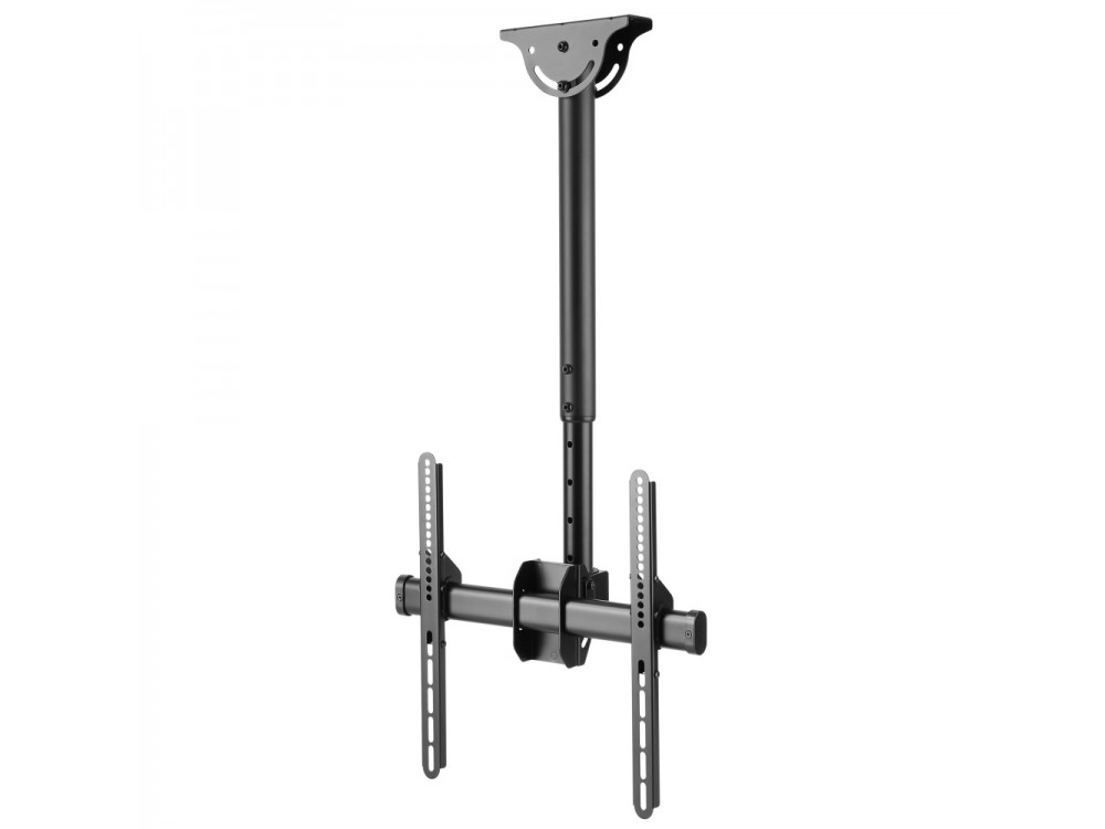 Techly TV Mount – Tilting & Swiveling Ceiling Bracket for 32"-55” TVs, Up to 50kg