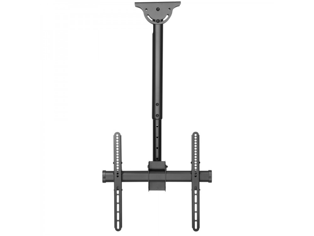Techly TV Mount – Tilting & Swiveling Ceiling Bracket for 32"-55” TVs, Up to 50kg