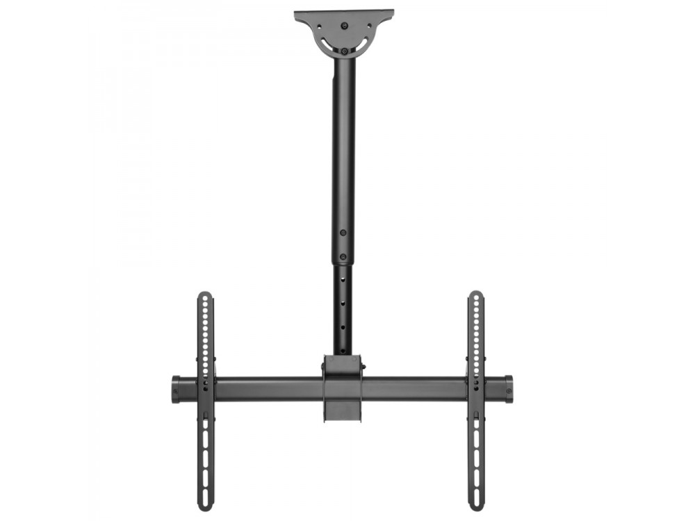 Techly TV Mount, Tilting Ceiling TV Mount with Swivel Base for TVs 37"-70”, up to 50kg