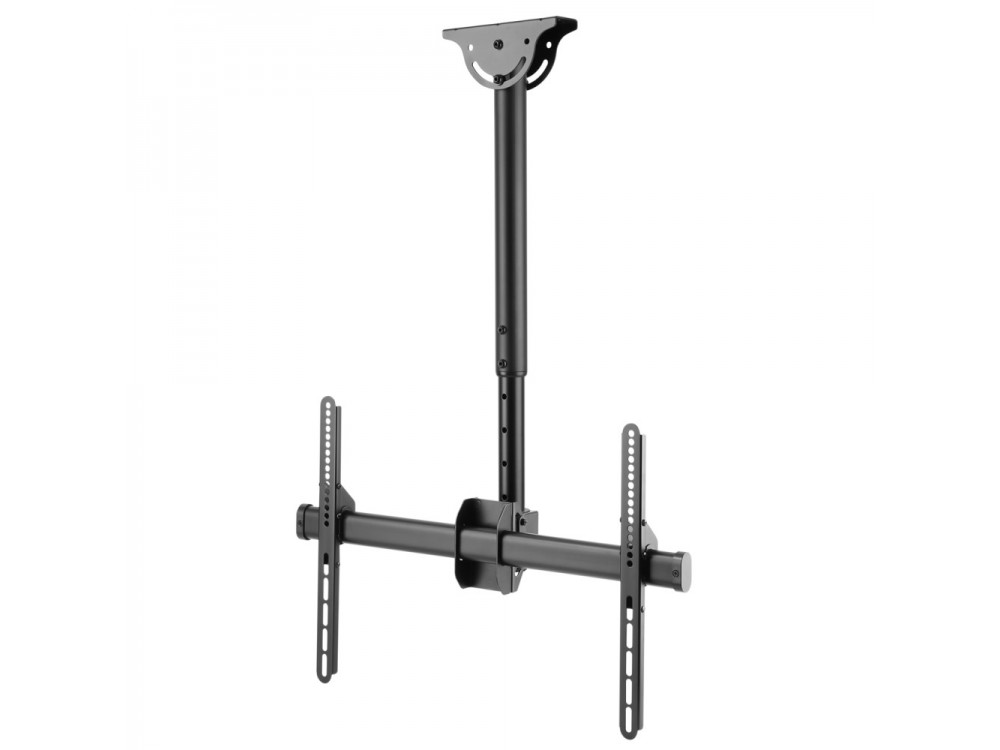 Techly TV Mount, Tilting Ceiling TV Mount with Swivel Base for TVs 37"-70”, up to 50kg