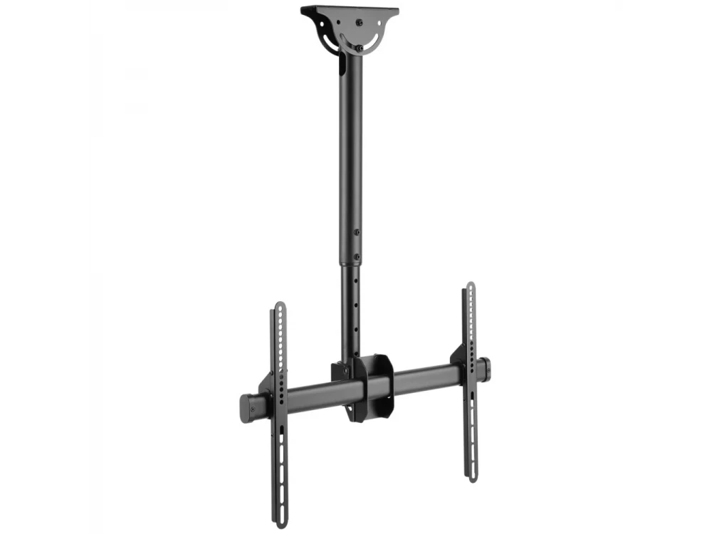 Techly TV Mount, Tilting Ceiling TV Mount with Swivel Base for TVs 37"-70”, up to 50kg