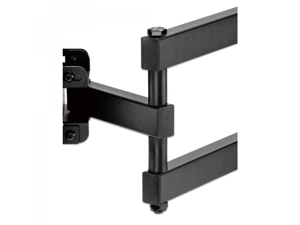 Techly TV Mount, Επικλινόμενη & Περιστρεφόμενη Βάση με Διπλό & σπαστό Μπράτσο για TV 32”-55”, έως 35kg