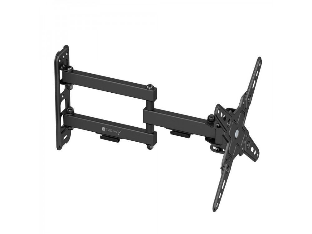 Techly TV Mount, Tilting & Swivel Stand with Split Arm for TVs 13”-43”, up to 20kg