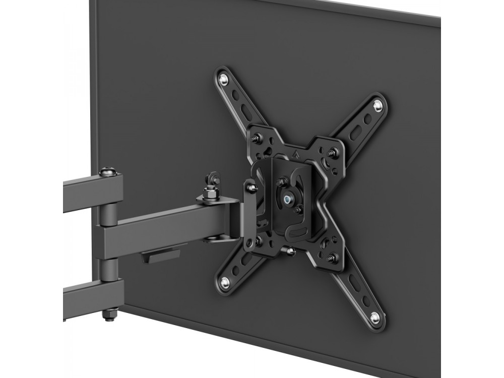 Techly TV Mount, Tilting & Swivel Stand with Split Arm for TVs 13”-43”, up to 20kg