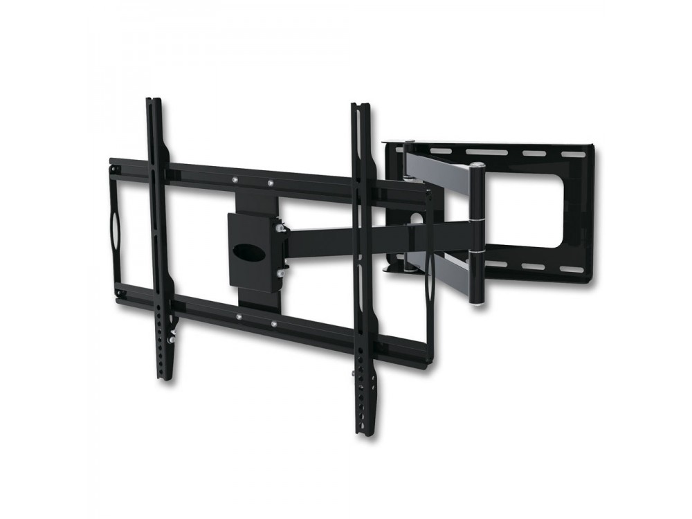 Techly Wall TV Mount, Ultra Slim Tilting Stand with Pivoting Arm for TVs 32”-70”, up to 45kg
