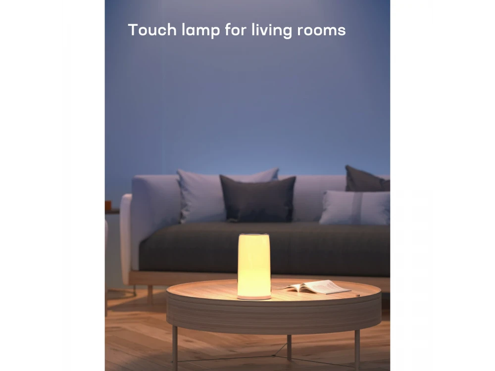 Teckin DL31 RGB Φωτάκι Νυχτός, Ημι-αδιάβροχο, Dimmable με Touch Control