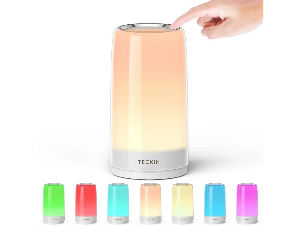 Teckin DL31 RGB Φωτάκι Νυχτός, Ημι-αδιάβροχο, Dimmable με Touch Control