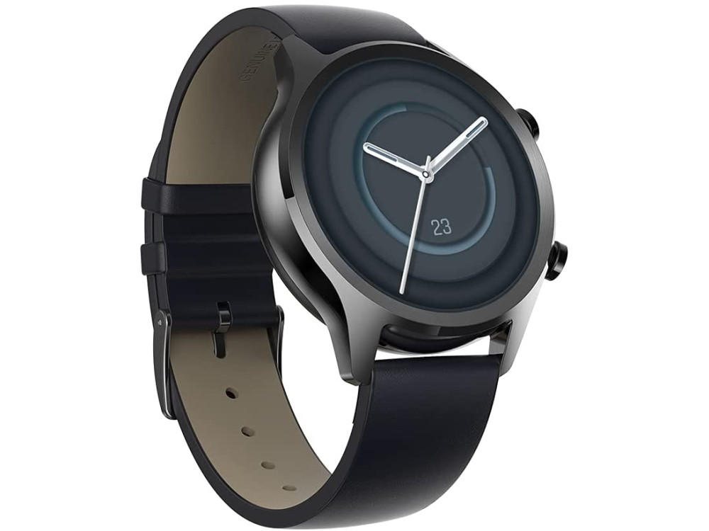 Mobvoi TicWatch C2+ GPS Smartwatch 1.3" Screen, Wear OS, GPS, IP68 Waterproof, Onyx