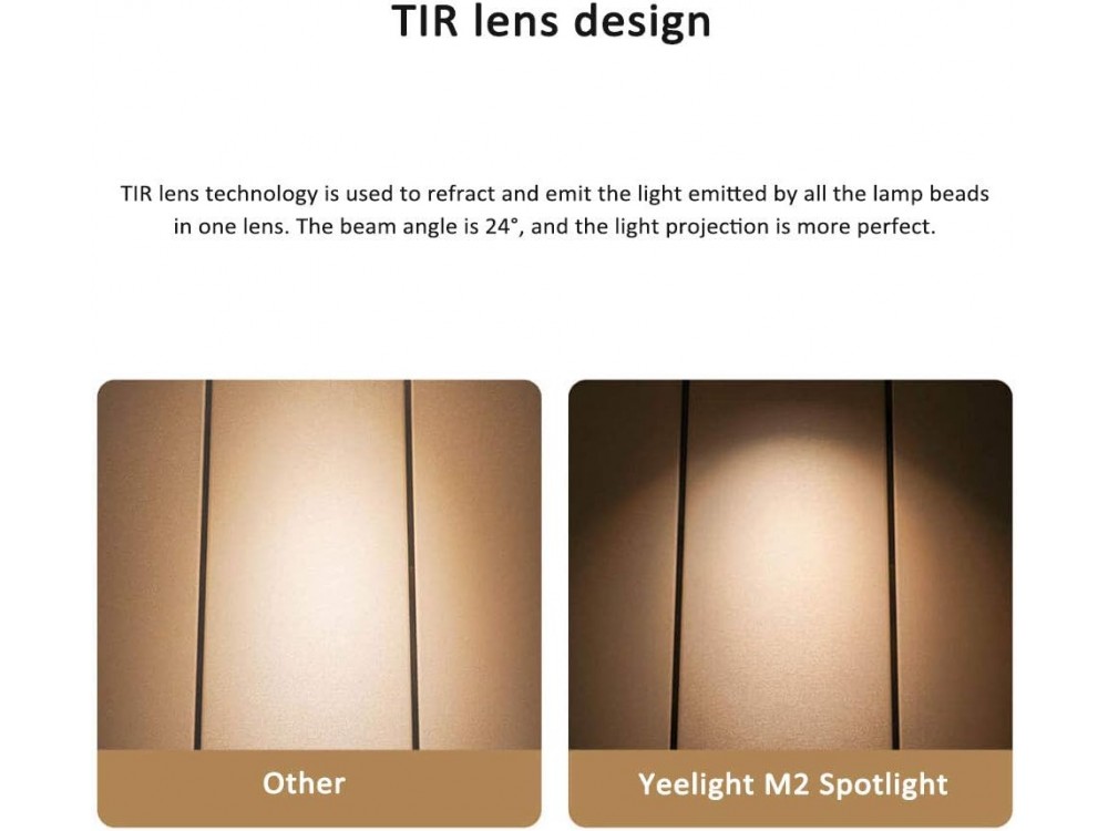 Yeelight Mesh Spotlight M2, Στρογγυλό Μεταλλικό Χωνευτό Σποτ με Ενσωματωμένη Smart Λάμπα LED 5W, 350lm 2700-6500K