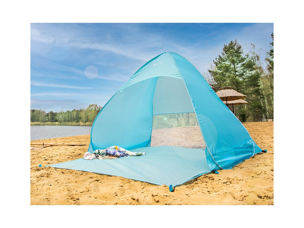 Tracer Pop Up Beach Tent, Τέντα / Σκίαστρο Παραλίας 160 x 150 x 115cm με 6 Πασαλάκια & Θήκη Μεταφοράς, Blue